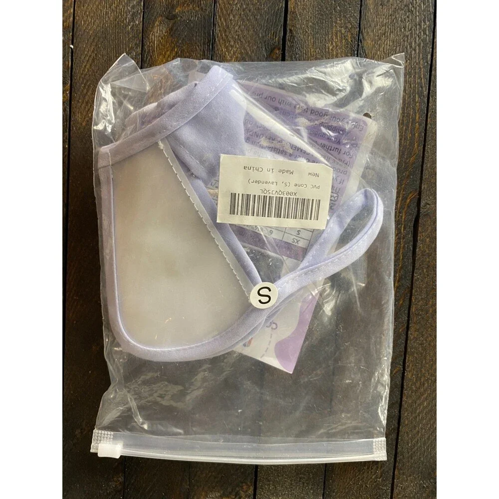 Crazy Felix Sz S Purple Cat Cone Collar Comfort Anti Licking Adjustable